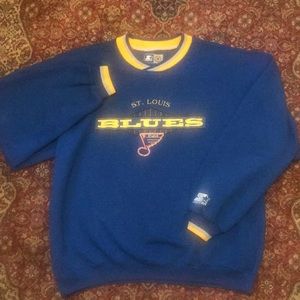 Vintage St. Louis Blues Crewneck. SIZE: XL